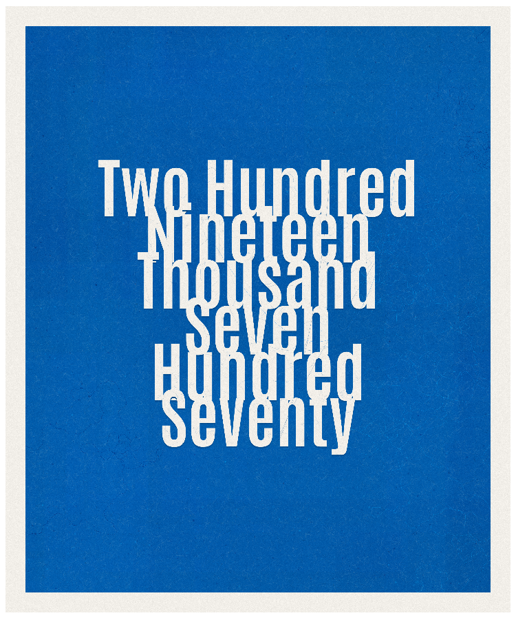 Count #219770