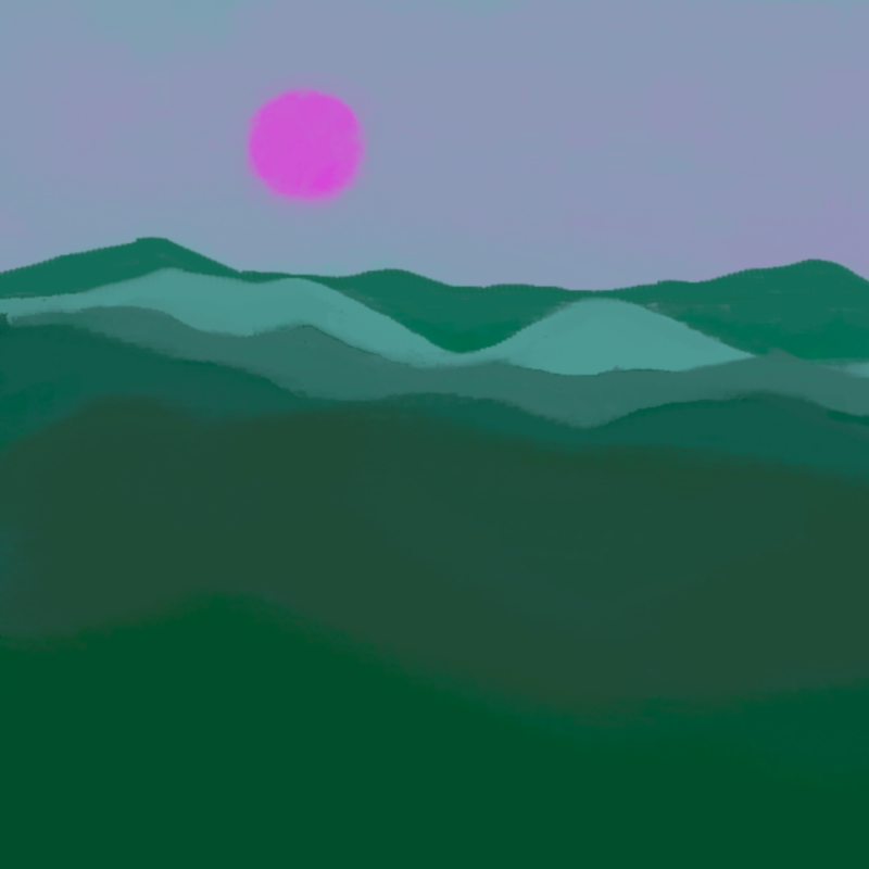 Colorful hills #4