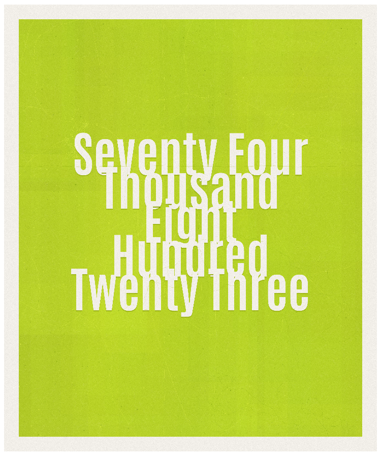 Count #74823
