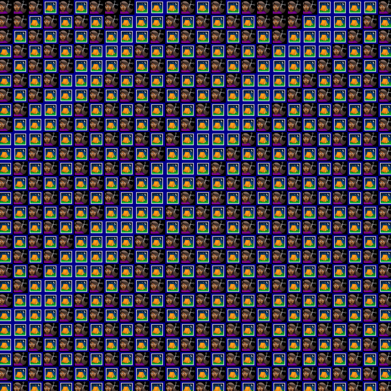 Elementary Cellular Emoji Automata #99