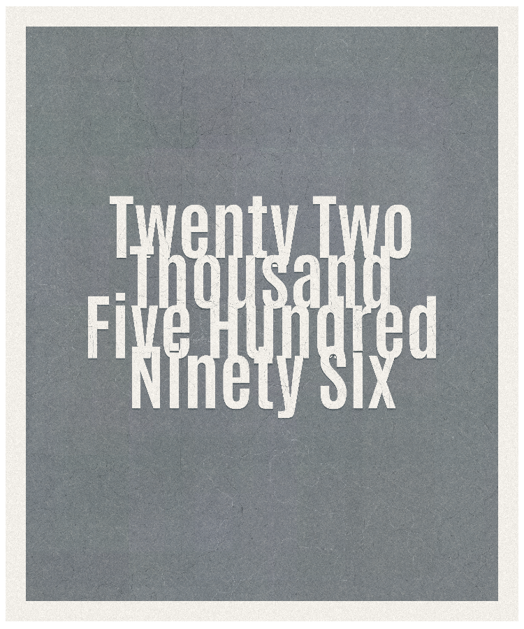 Count #22596