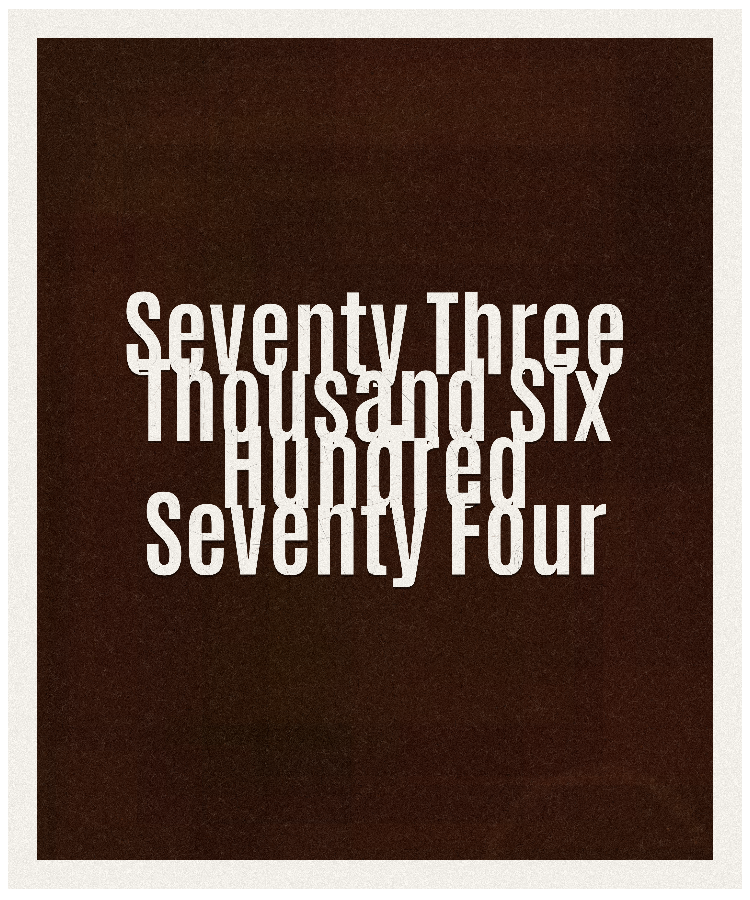 Count #73674