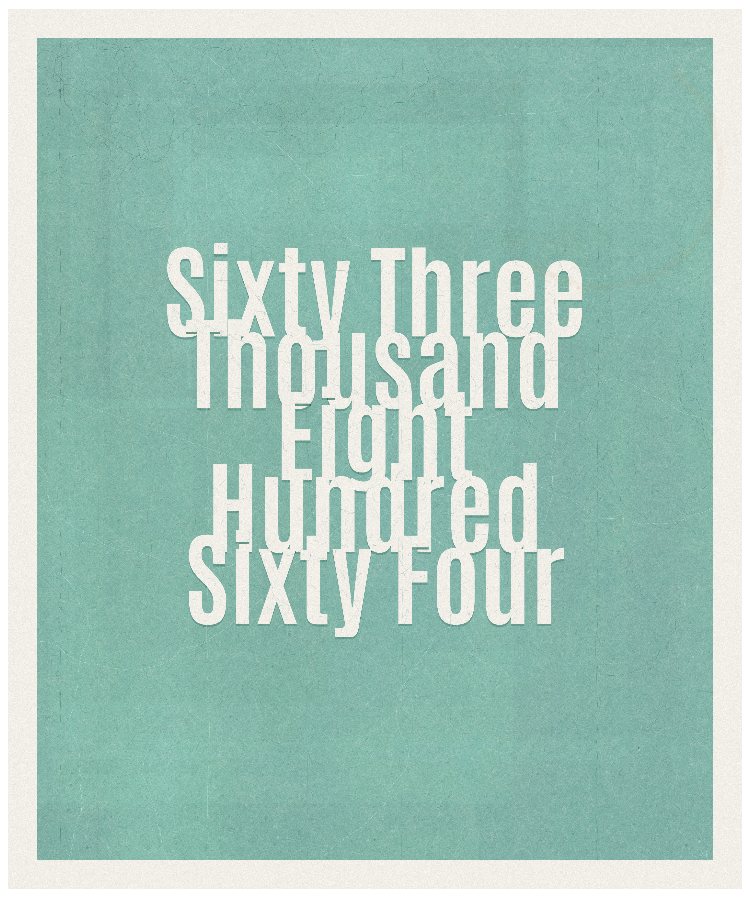 Count #63864