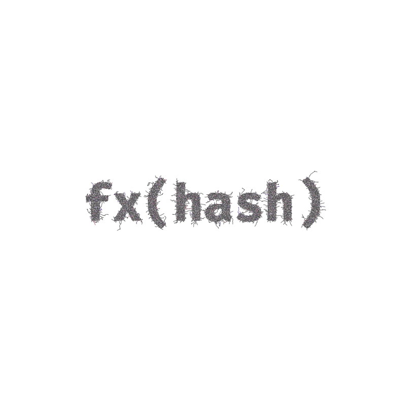 FXHASH Generative Logo #804