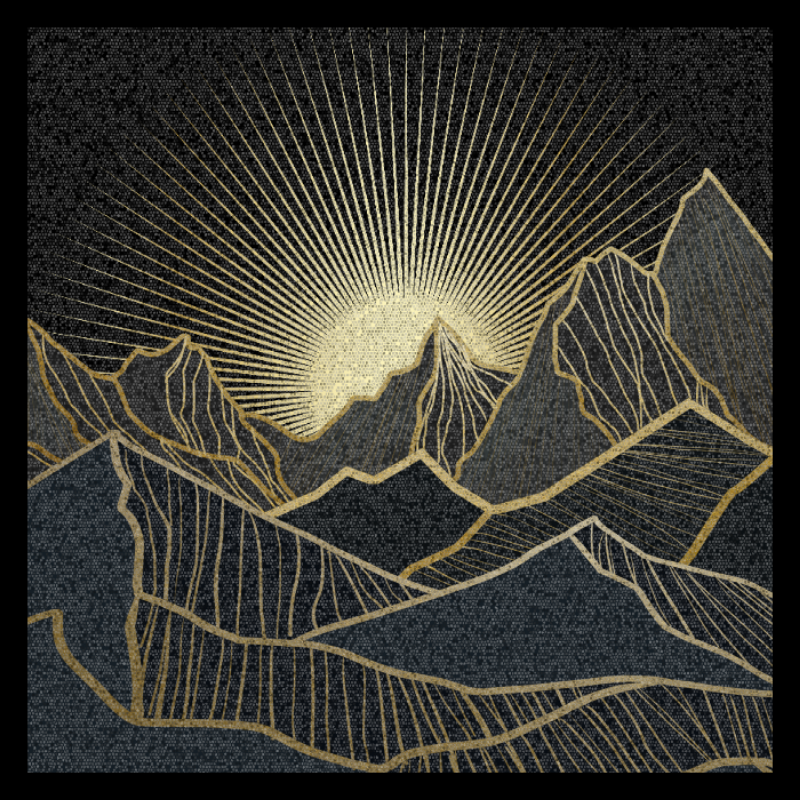 Golden Mountains #17