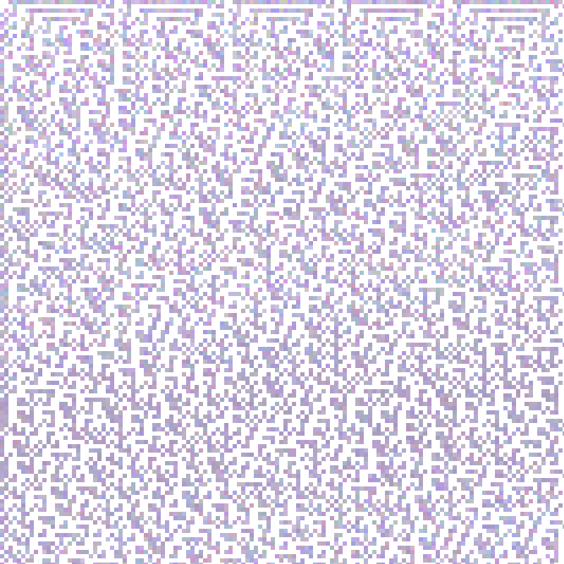 Colored Elementary Cellular Automaton #230