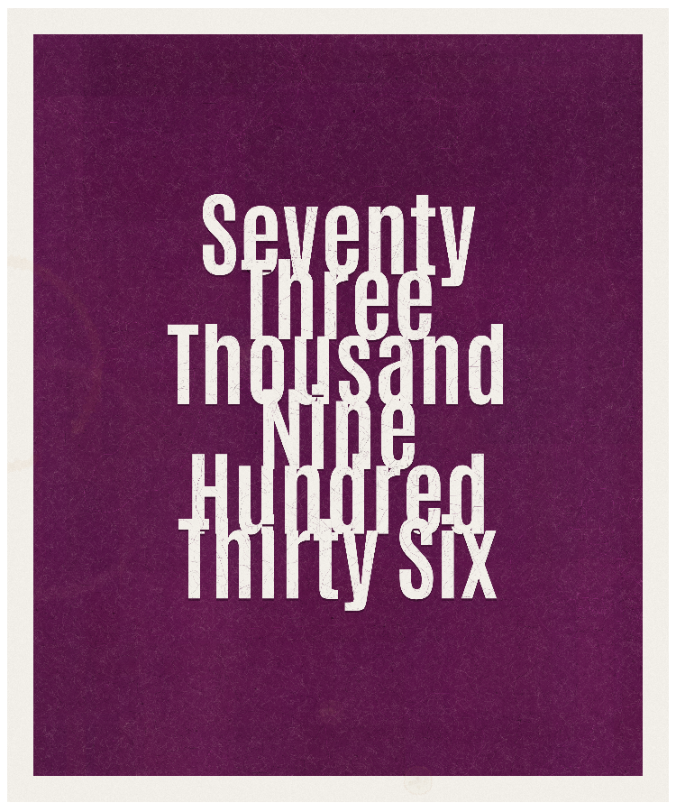 Count #73936