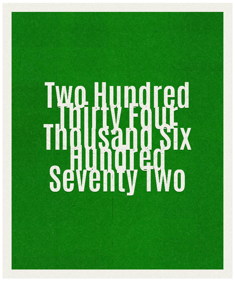 Count #234672