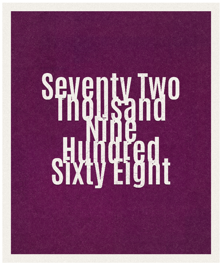Count #72968
