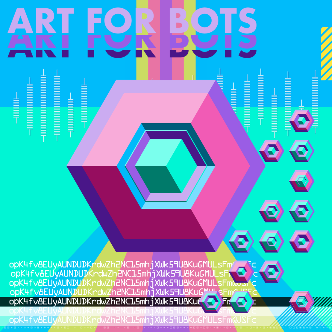 Hexagones - Art for Bots for Humans #40