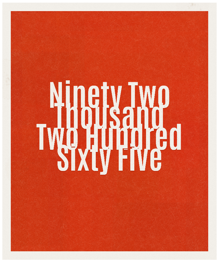 Count #92265