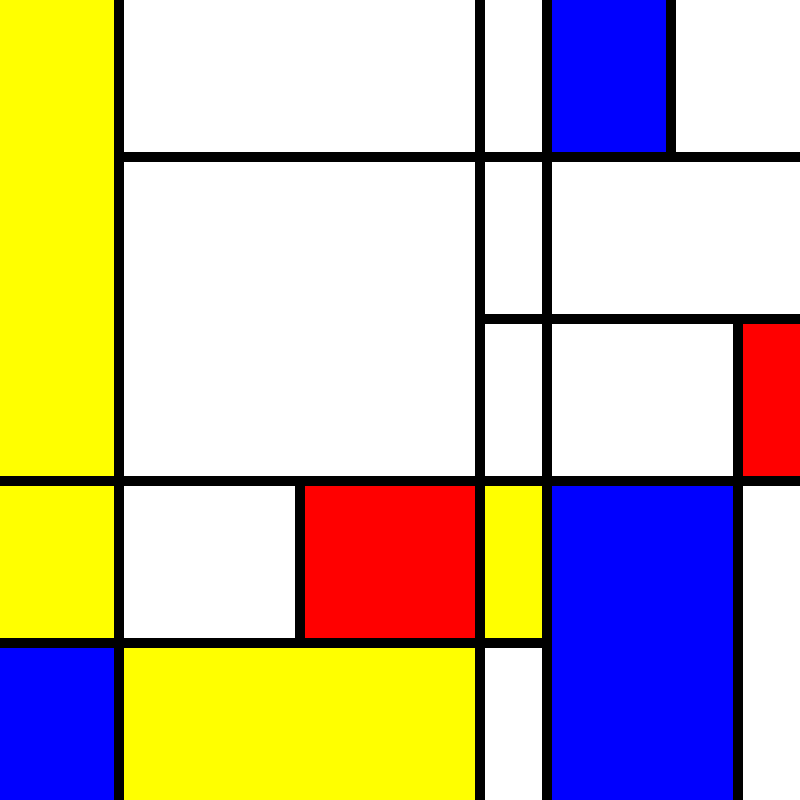 compositioninredblueandyellow.art, (NFT) #21