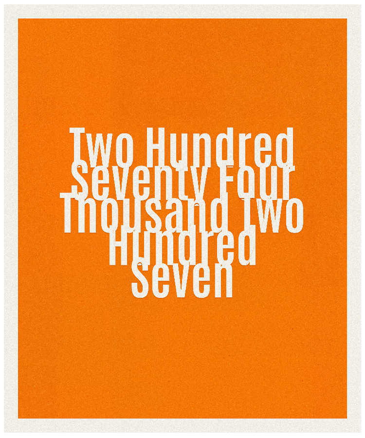 Count #274207