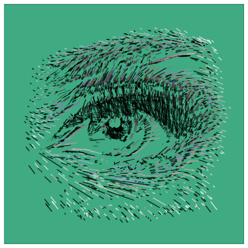 Vector Drawing Eyes A_