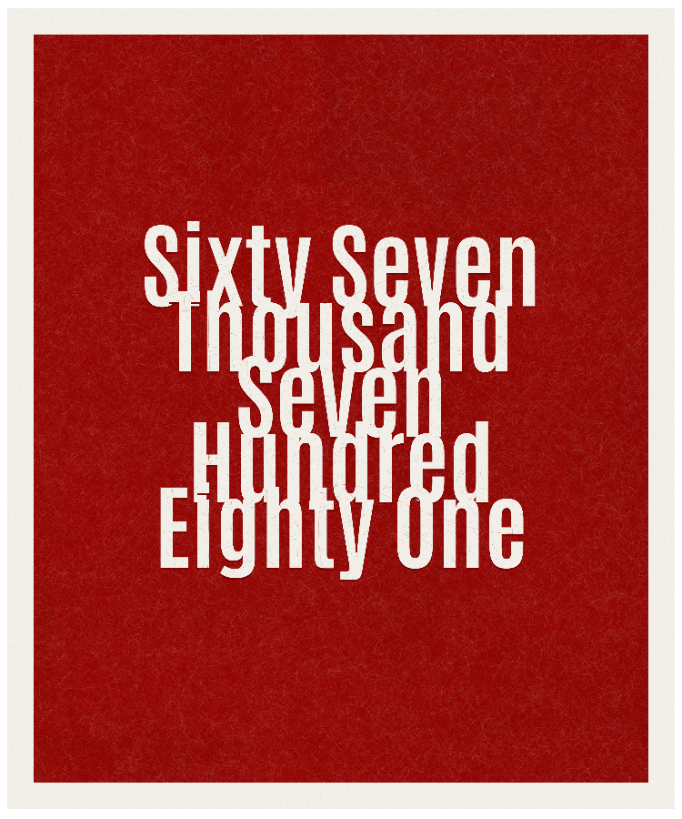 Count #67781