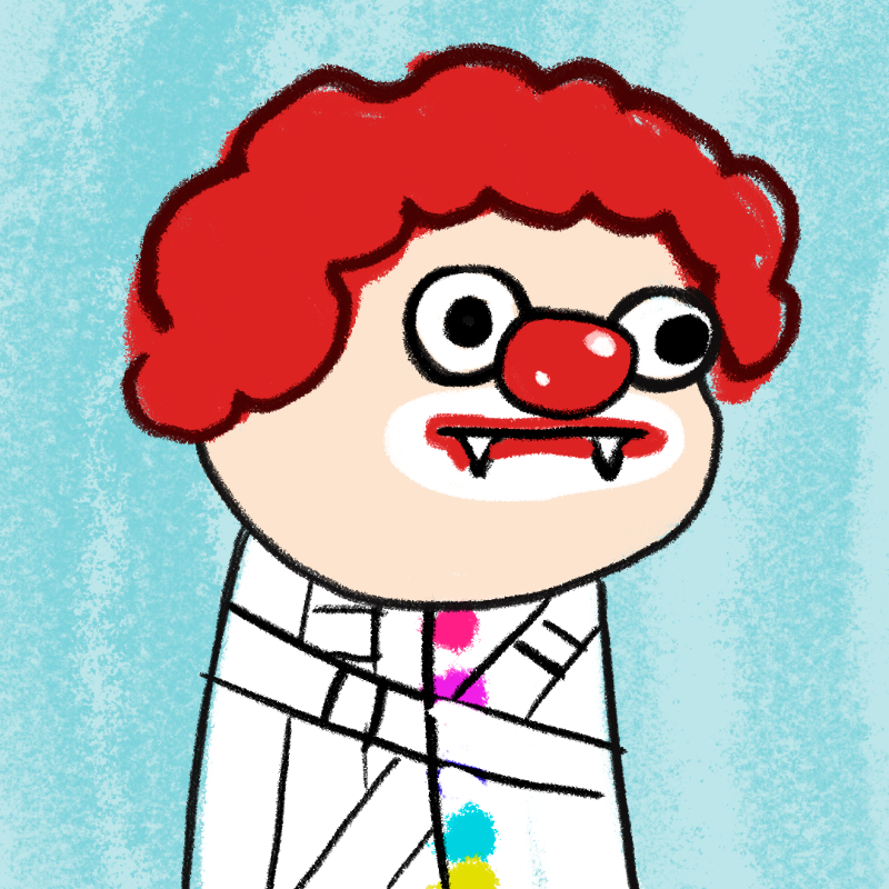 Peculiar clown #98