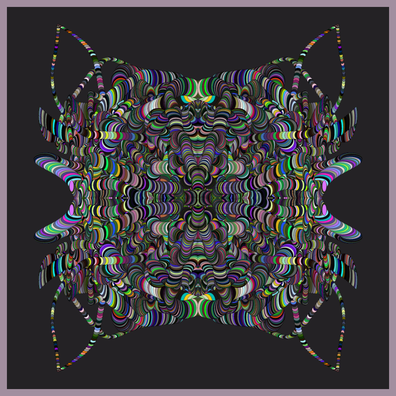 Symmetric Perlinized Ellipse #12