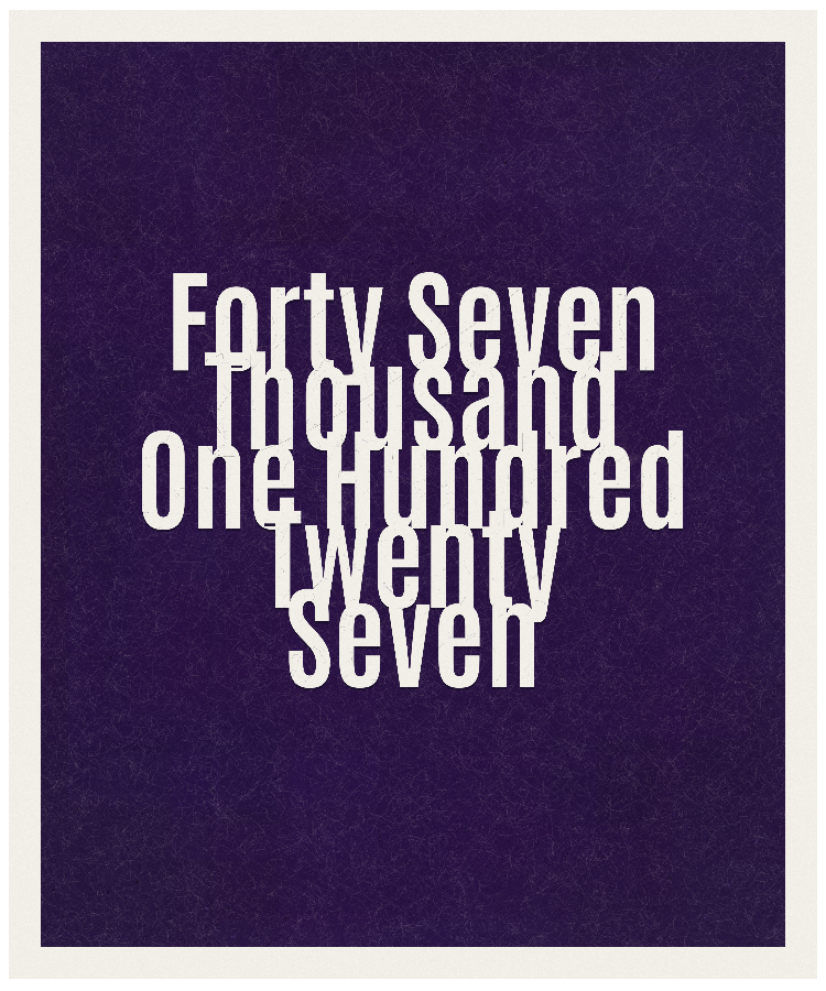 Count #47127