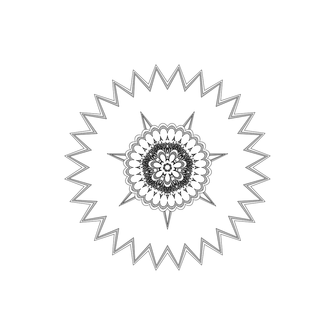 LL21 Mandala #124