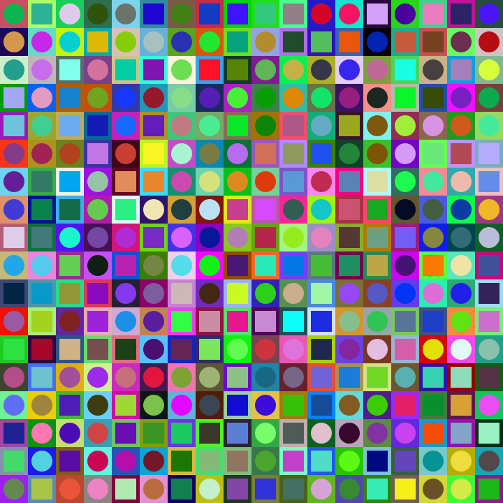 Square Dot Composition #227