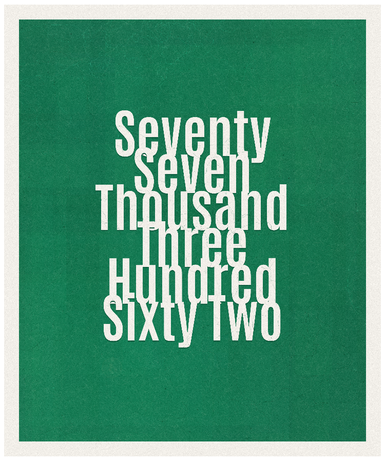Count #77362
