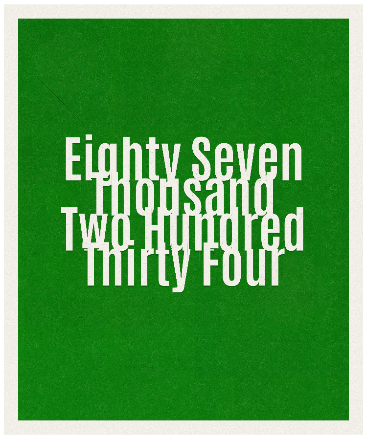 Count #87234