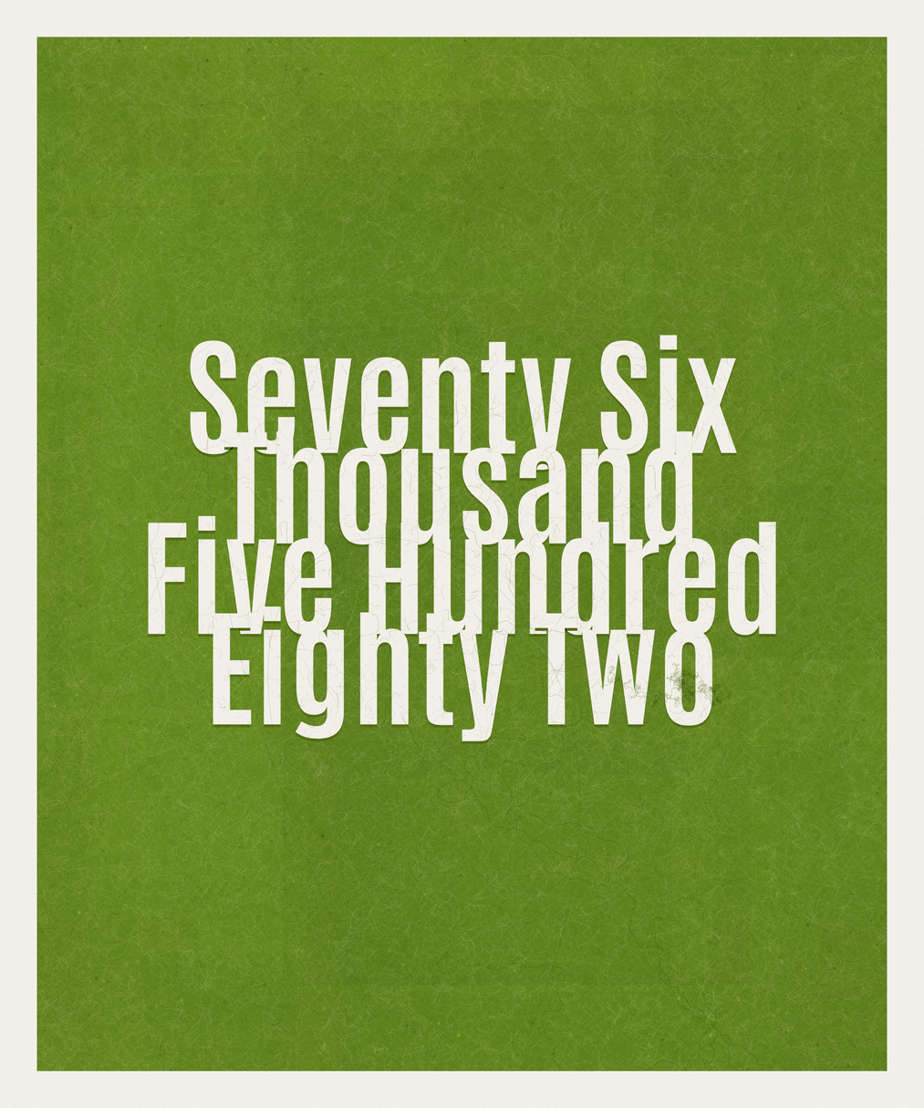 Count #76582