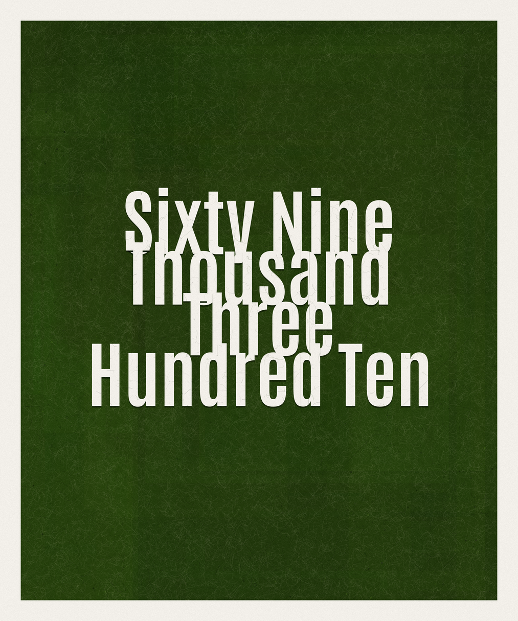 Count #69310