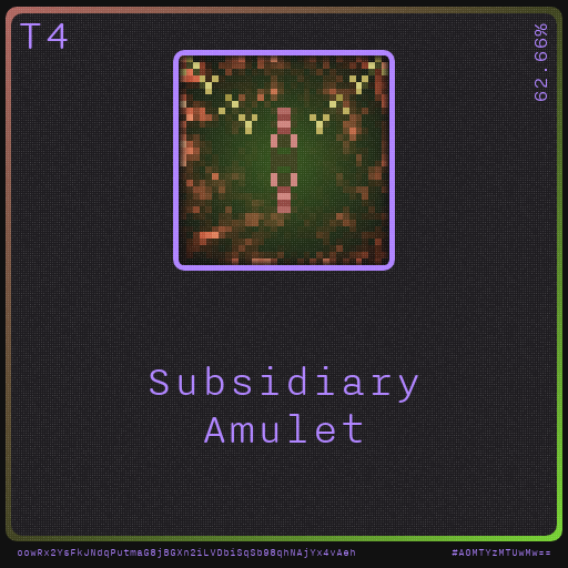 Gear for your quests - Amulet #86