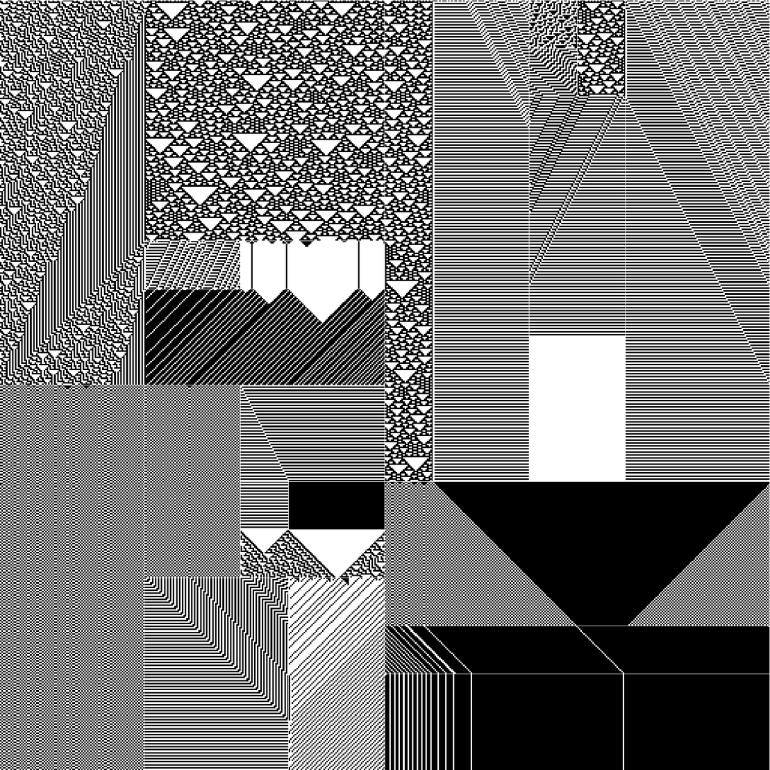 RULES (for Elementary Cellular Automata) #361