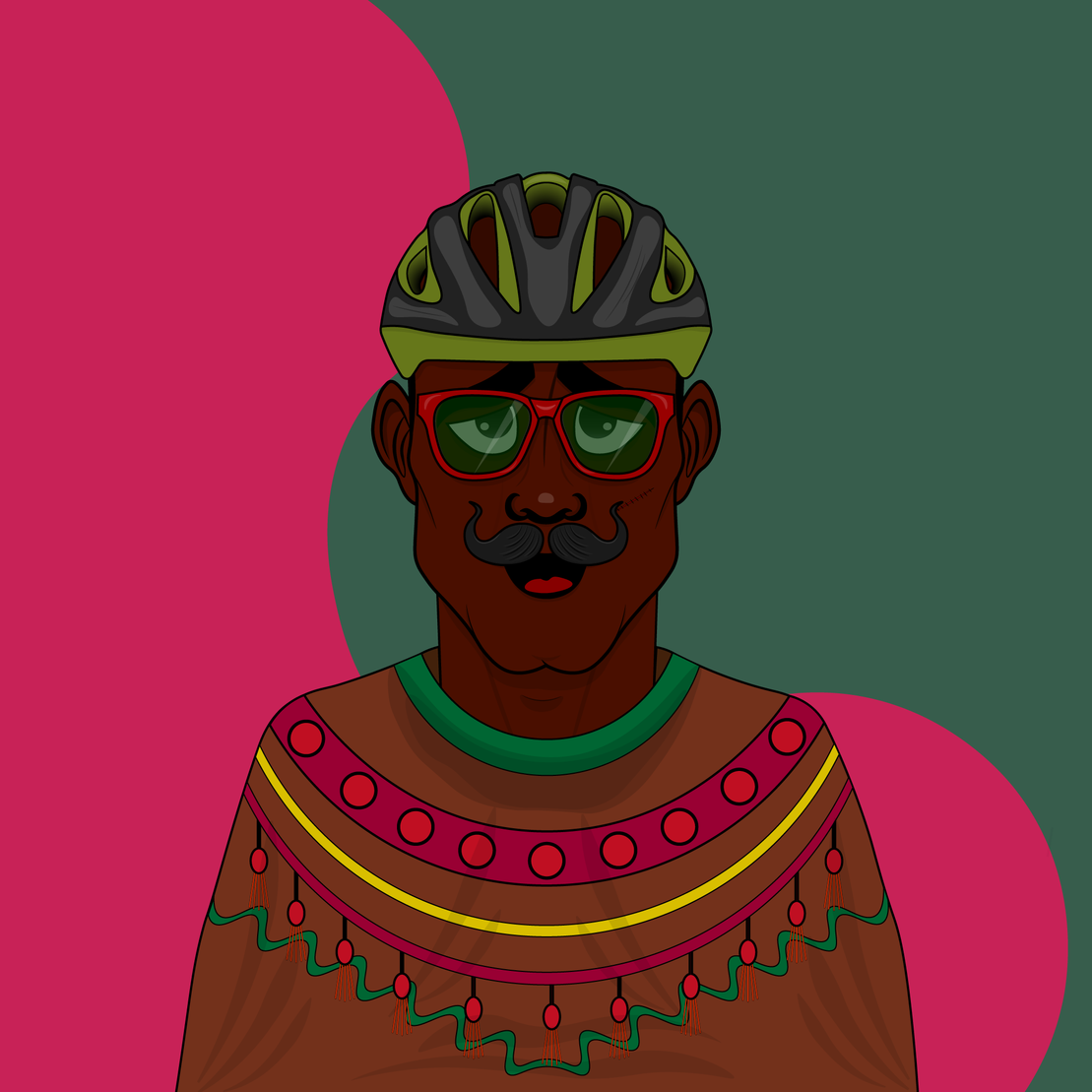 Mustachioed #80