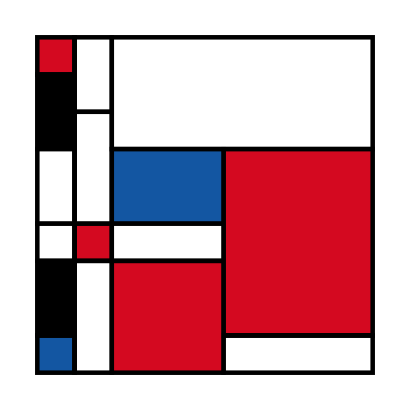 Mondrian squares #24