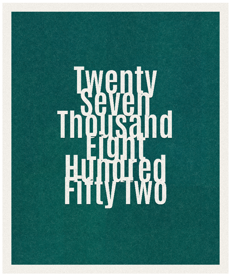 Count #27852