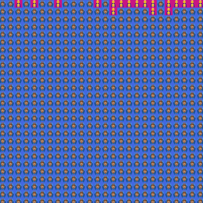 Elementary Cellular Emoji Automata #996