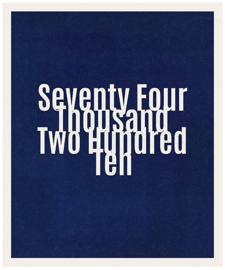 Count #74210