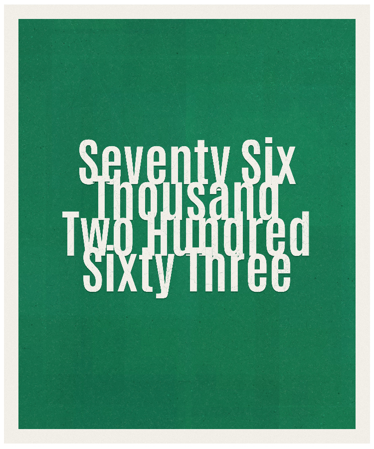 Count #76263
