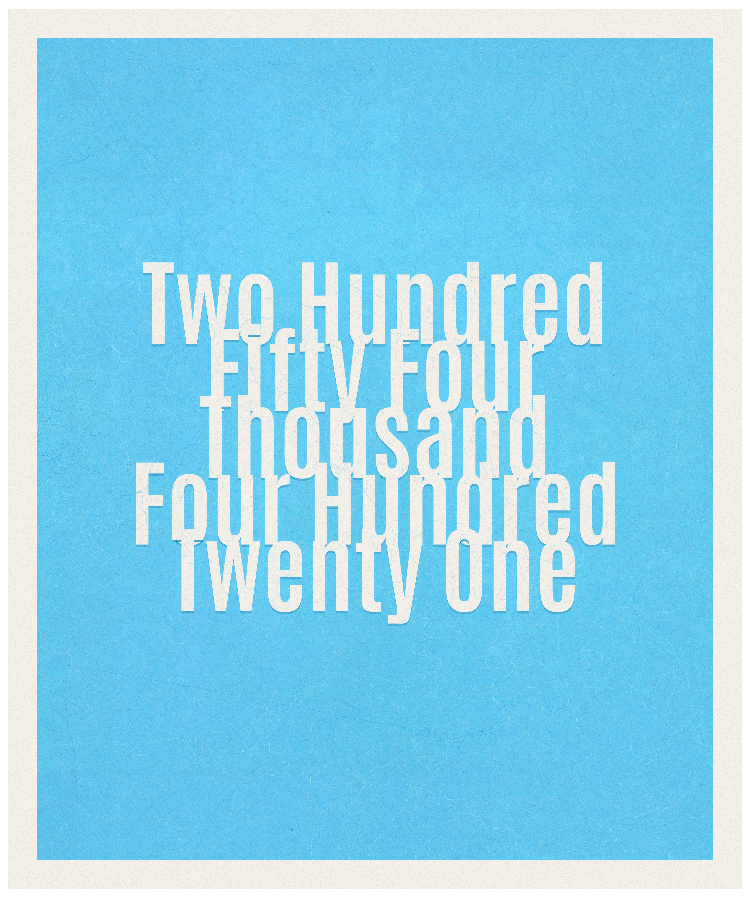Count #254421
