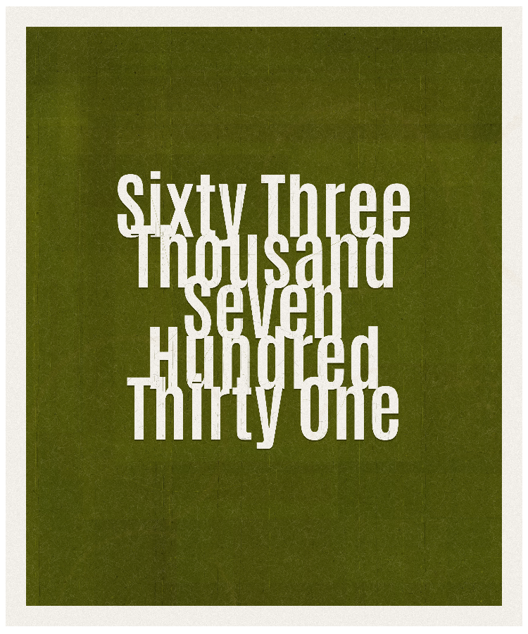 Count #63731