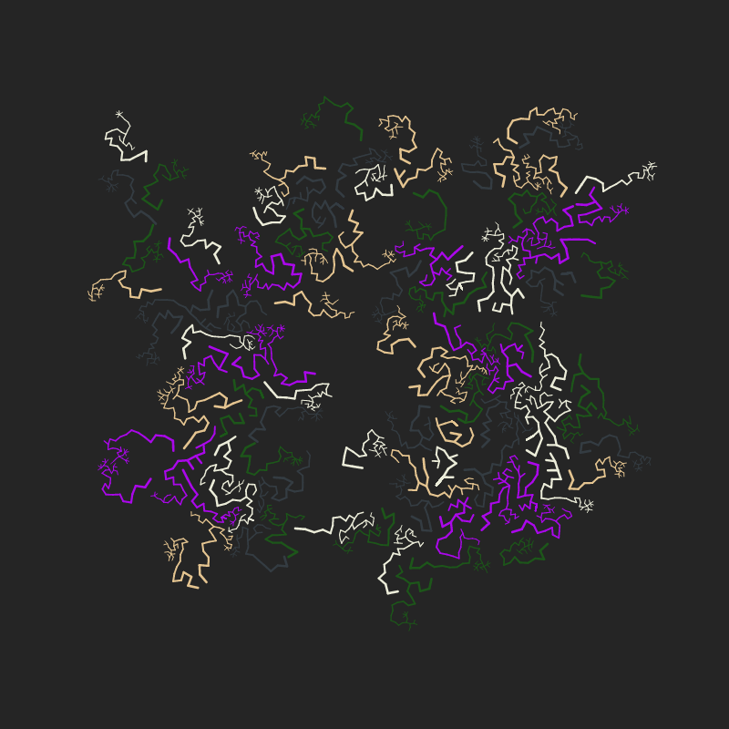 Random circle of Fractals #9