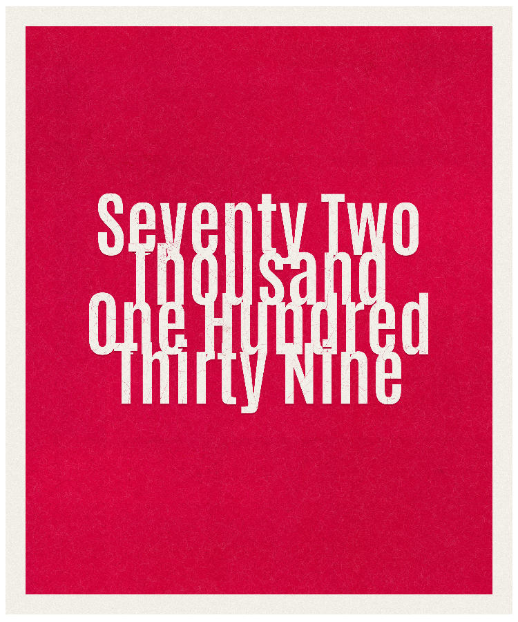 Count #72139