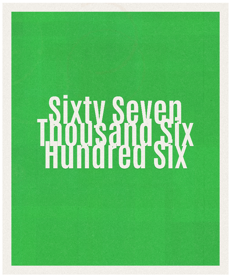 Count #67606