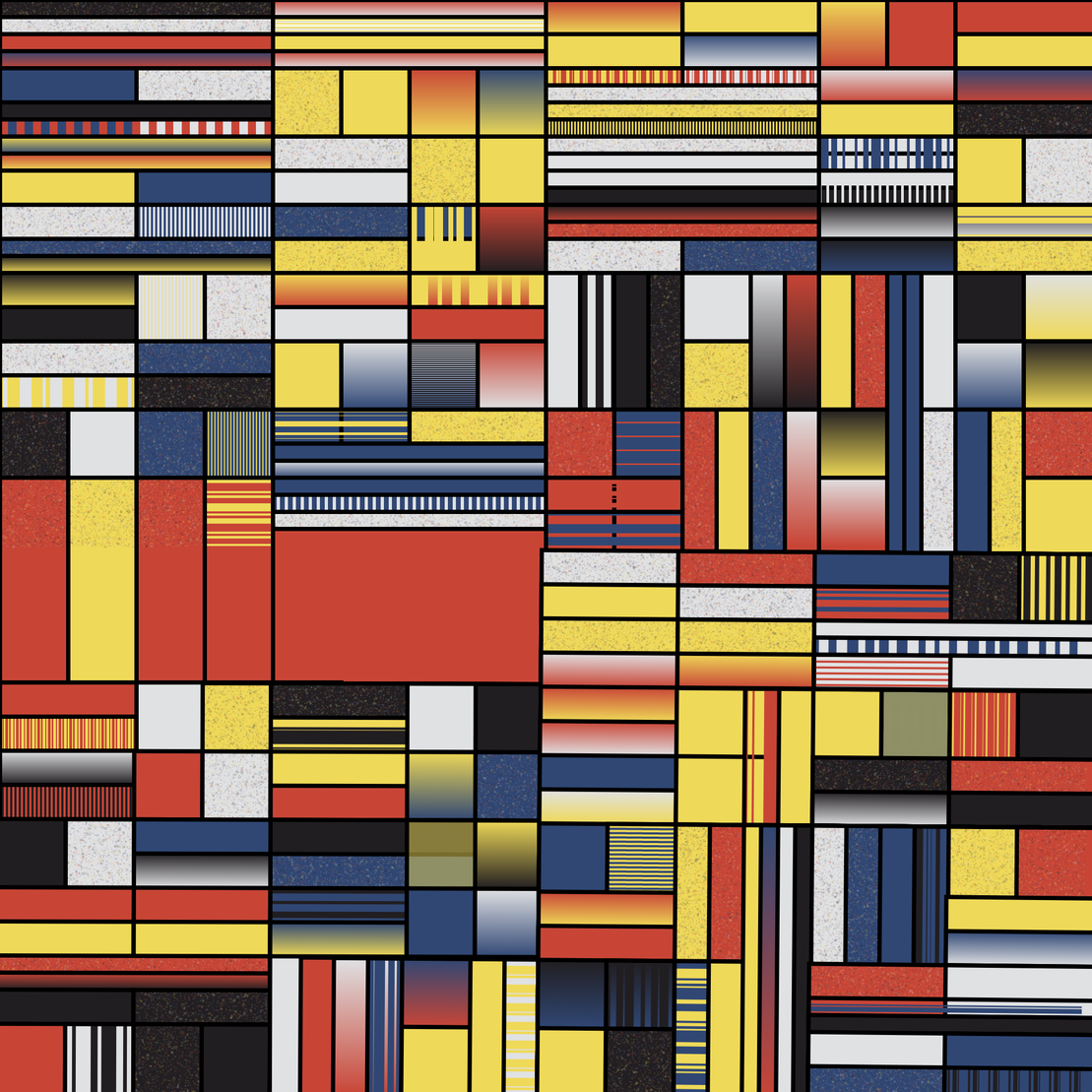 Agricultural Landscapes - Mondrian Edition #17