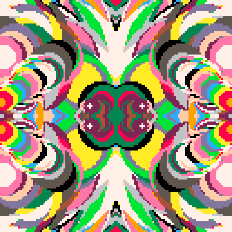 Rapid Psychedelic Inkblot Test Generator #17