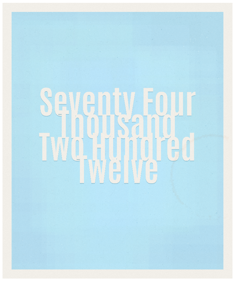Count #74212