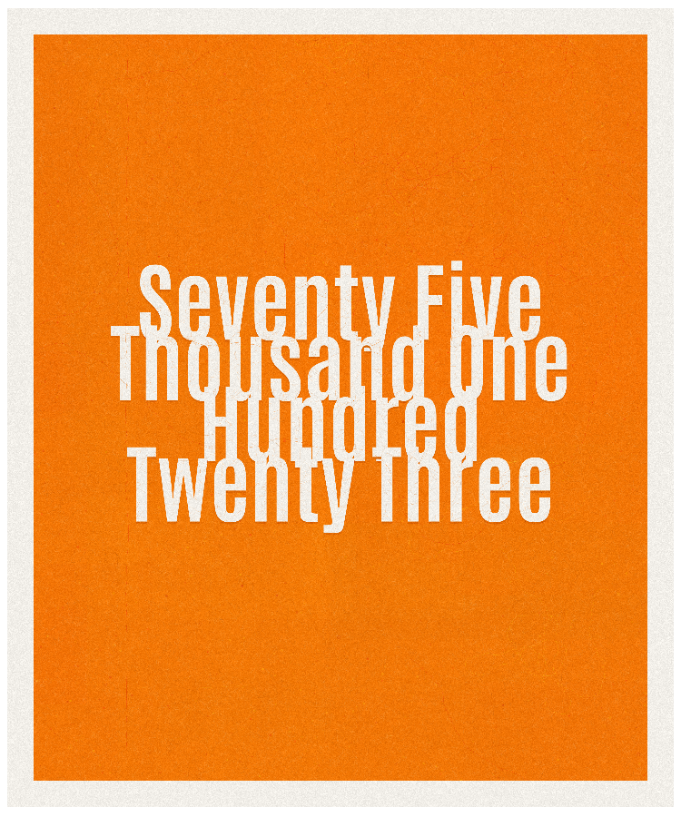 Count #75123