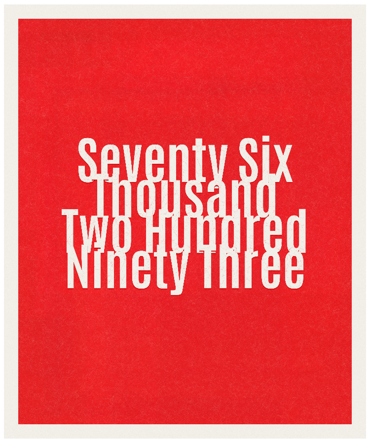 Count #76293