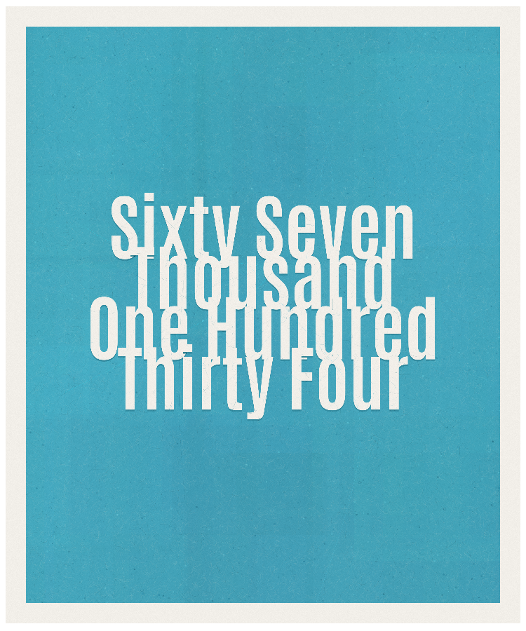 Count #67134