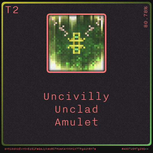 Gear for your quests - Amulet #43