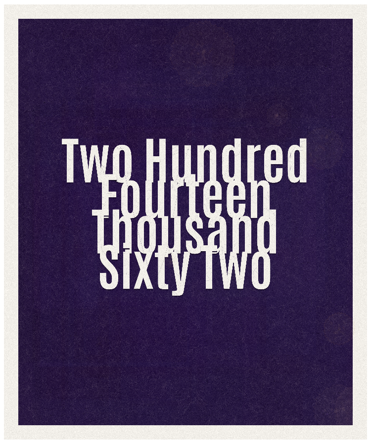 Count #214062