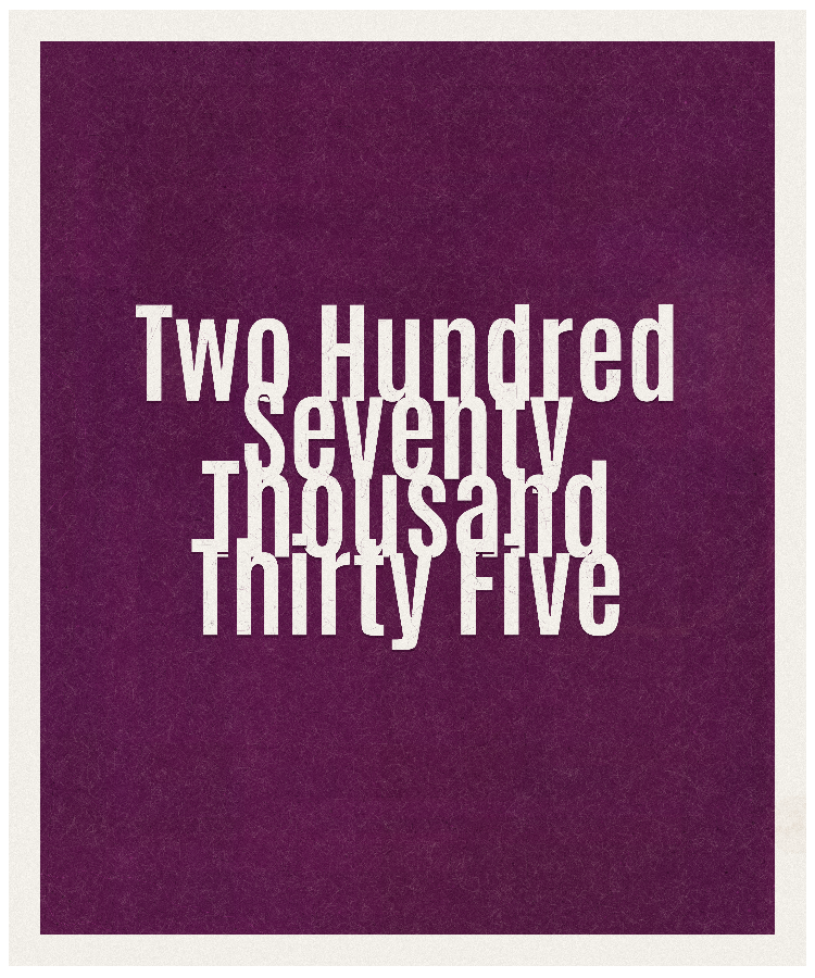 Count #270035